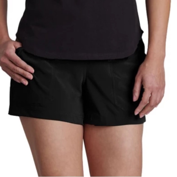 Kuhl Pants - Women's Kuhl Vantage Shorts ~ pull on- black~  4 in inseam ~ size large